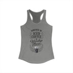 Iced Coffee & Worship Music Racerback Tank