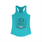 Ain't No Hood Like Biblical Motherhood Racerback Tank