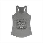 Ain't No Hood Like Biblical Motherhood Racerback Tank