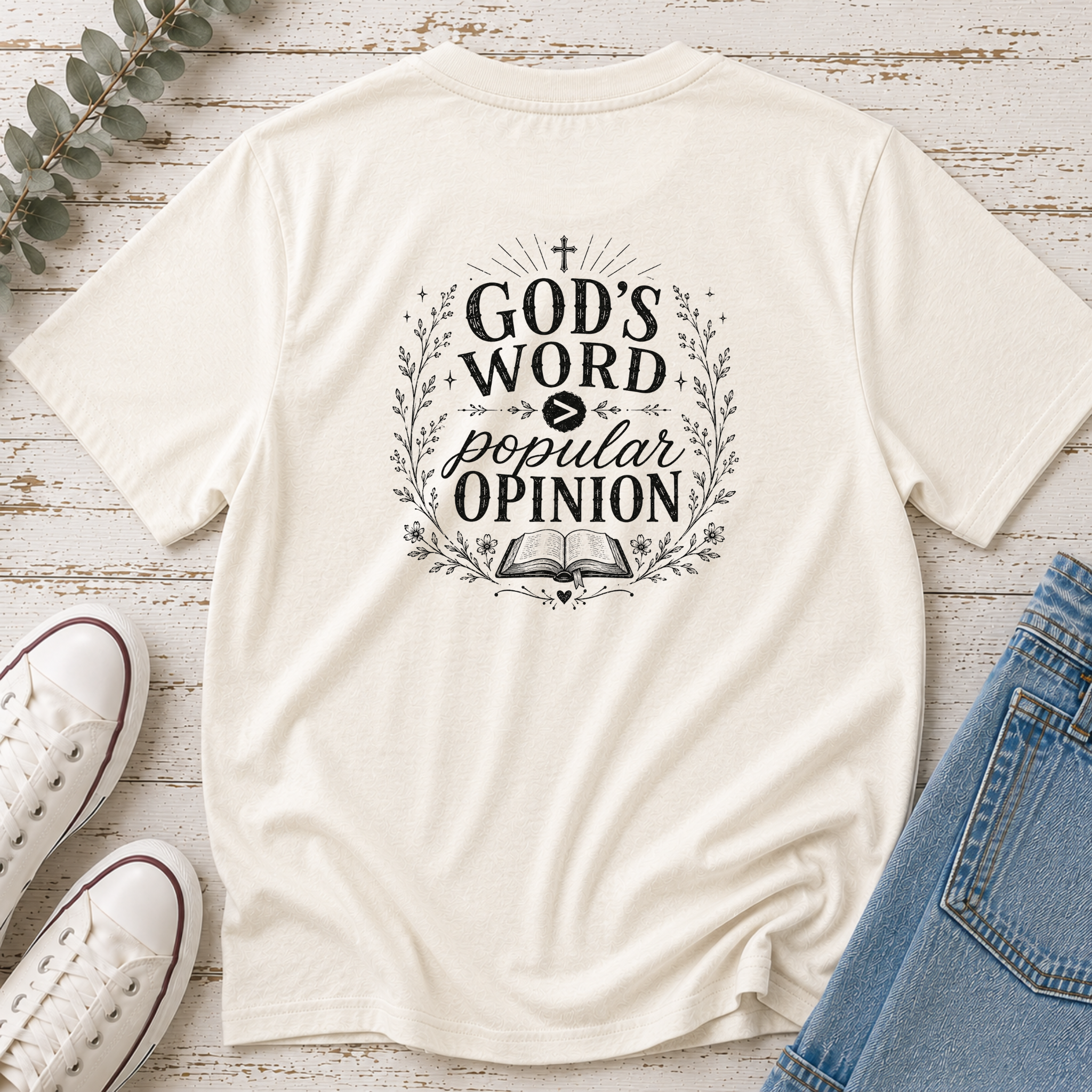 God's Word > Popular Opinion Tee