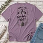 Powered by Iced Coffee & Worship Music Tee