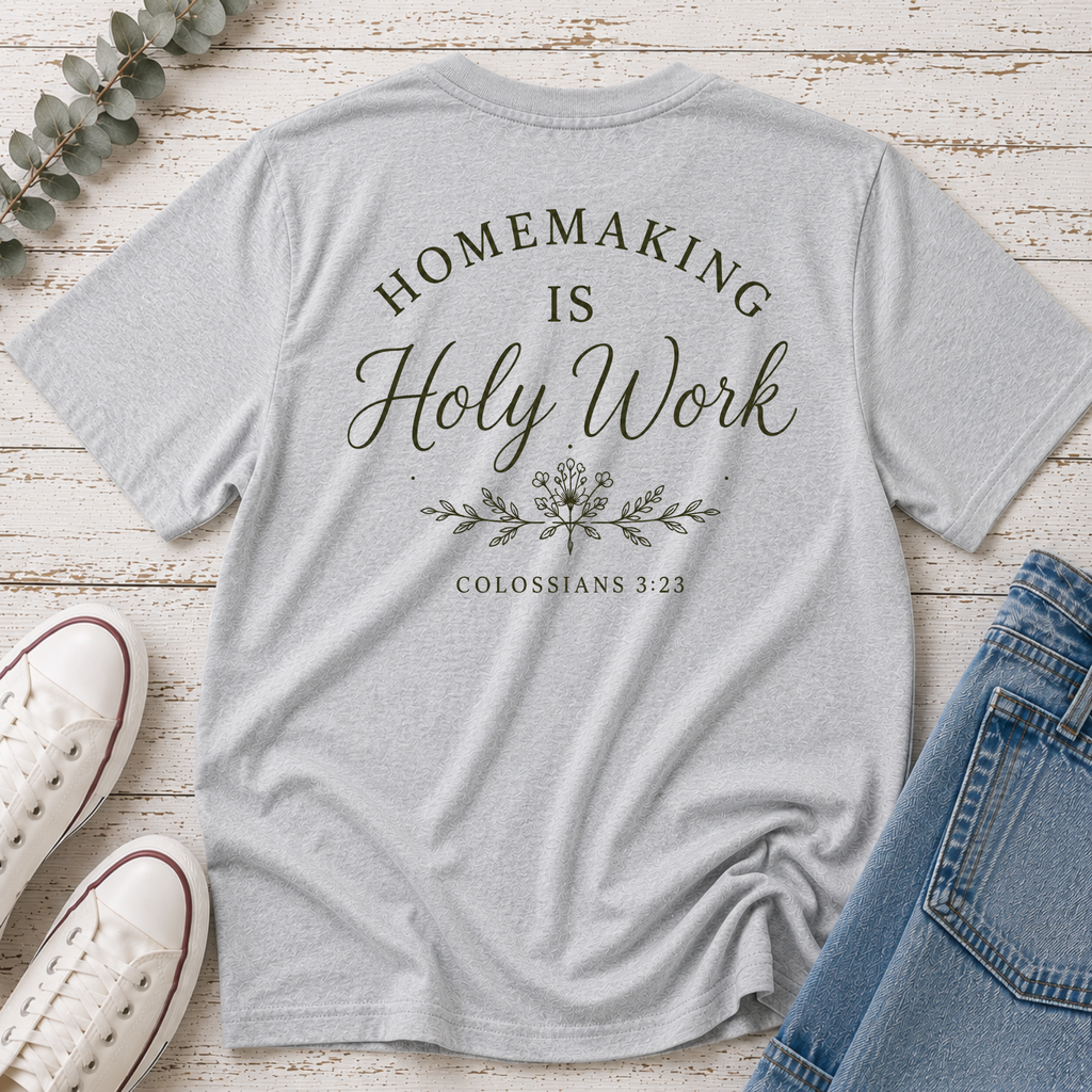 Homemaking is Holy Work Tee