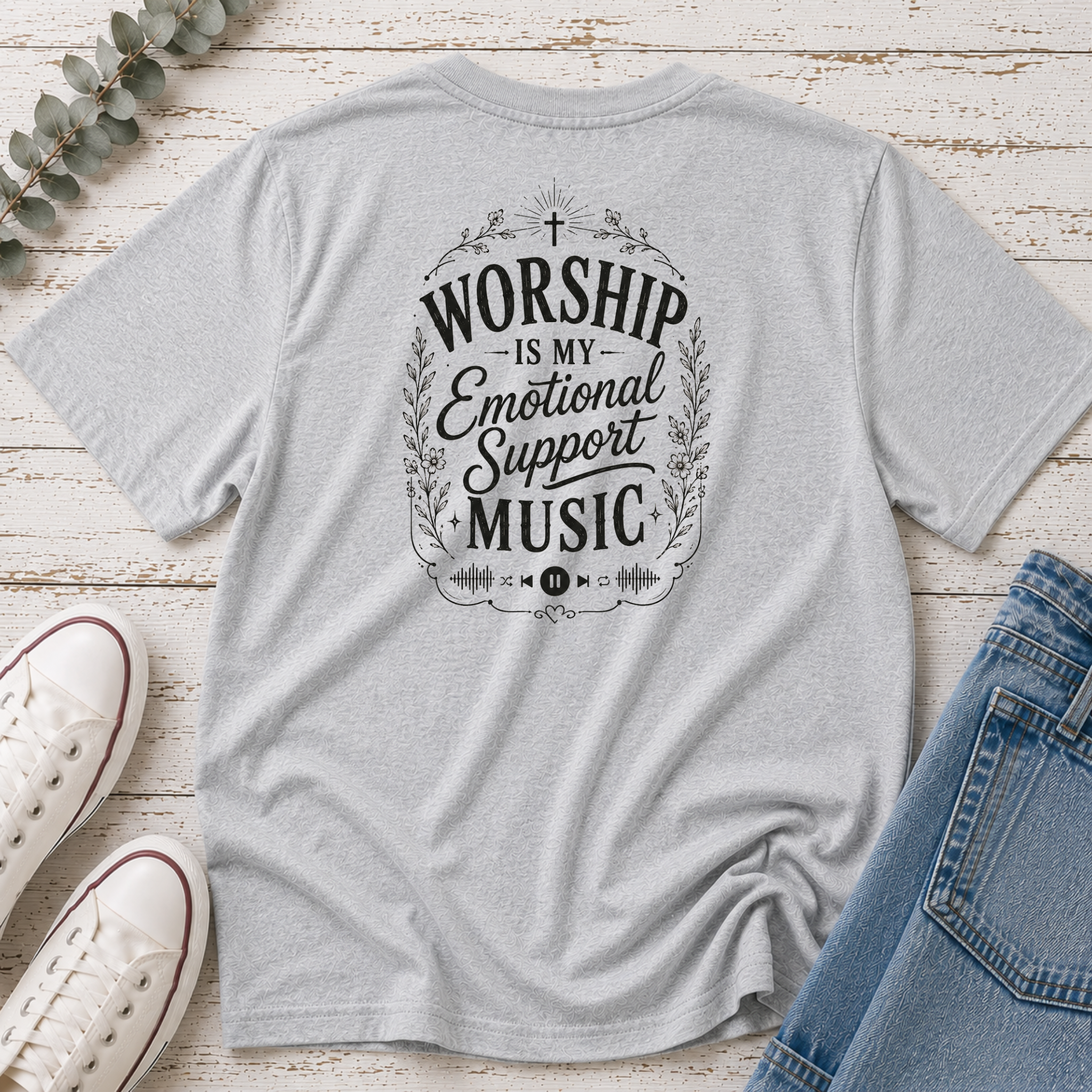 Worship is my Emotional Support Music Tee