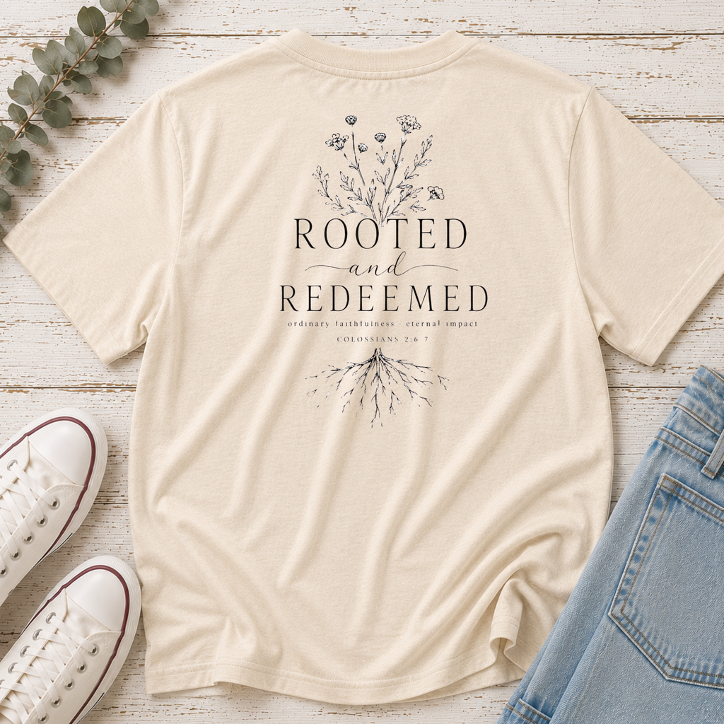 Rooted & Redeemed Tee