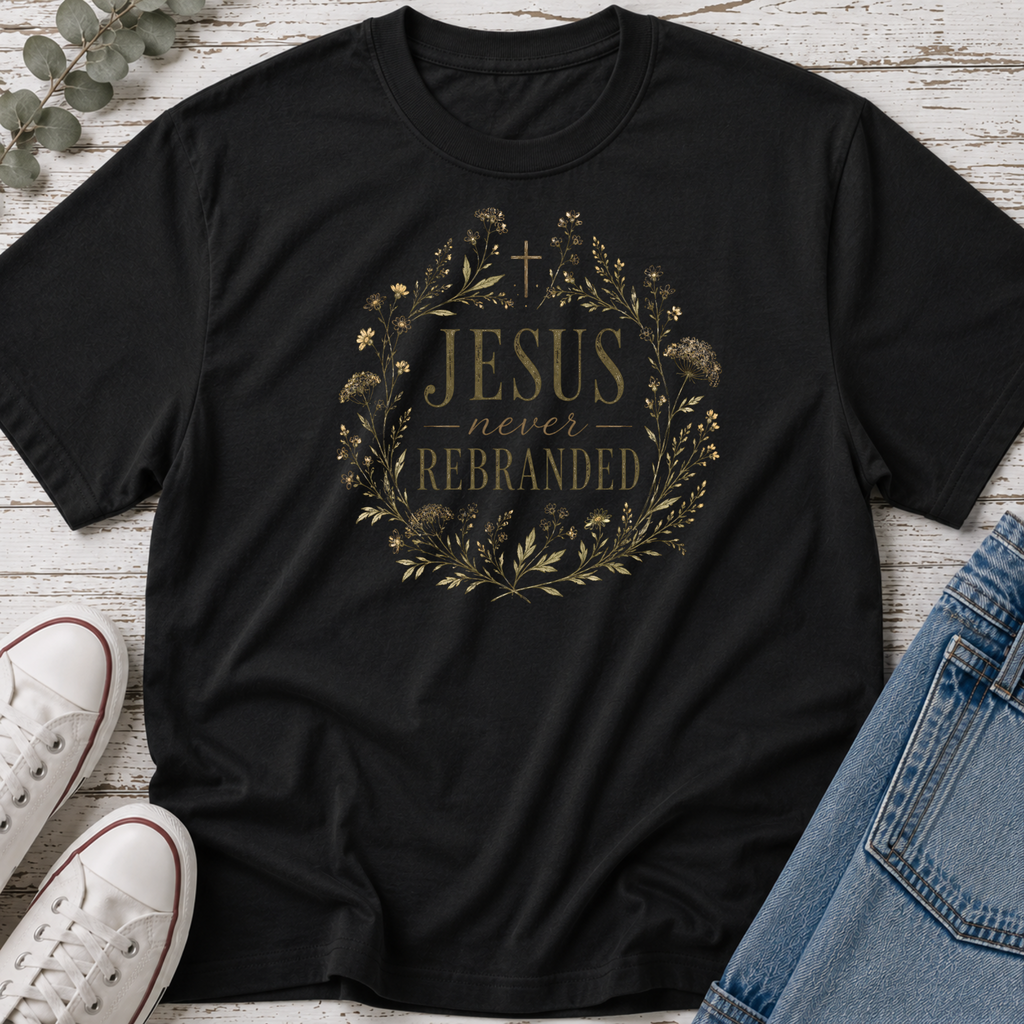 Jesus Never Rebranded Colored Tee