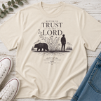 Man vs Bear Trust in God Tee