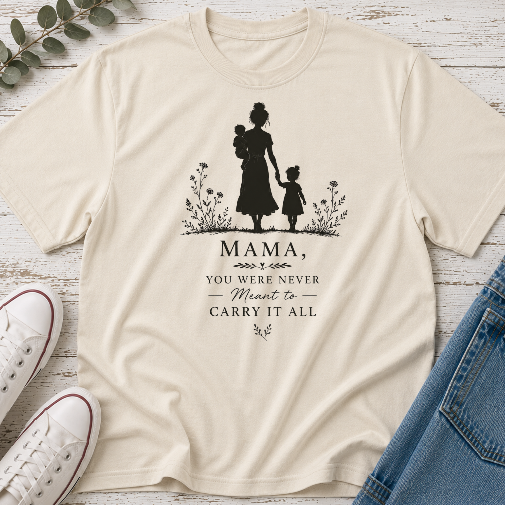 You Were Never Meant to Carry It All SIlhouette Tee
