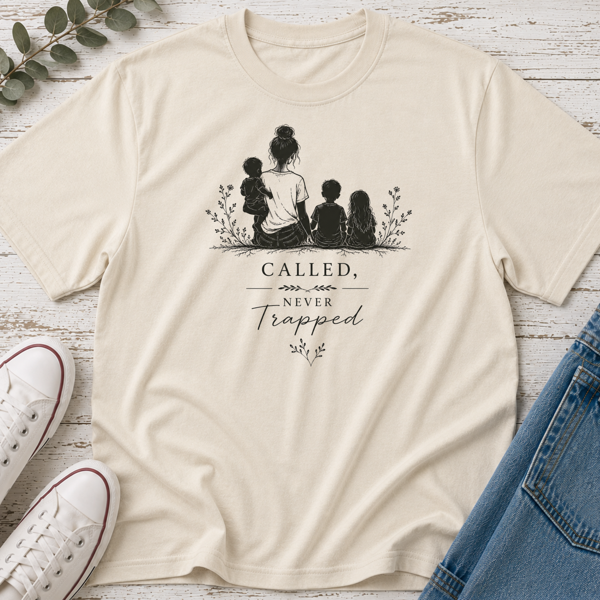 Called, Never Trapped Silhouette Tee
