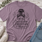 Counterculture Christian Mama Messy Bun Tee
