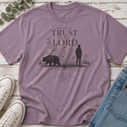 Man vs Bear Trust in God Tee