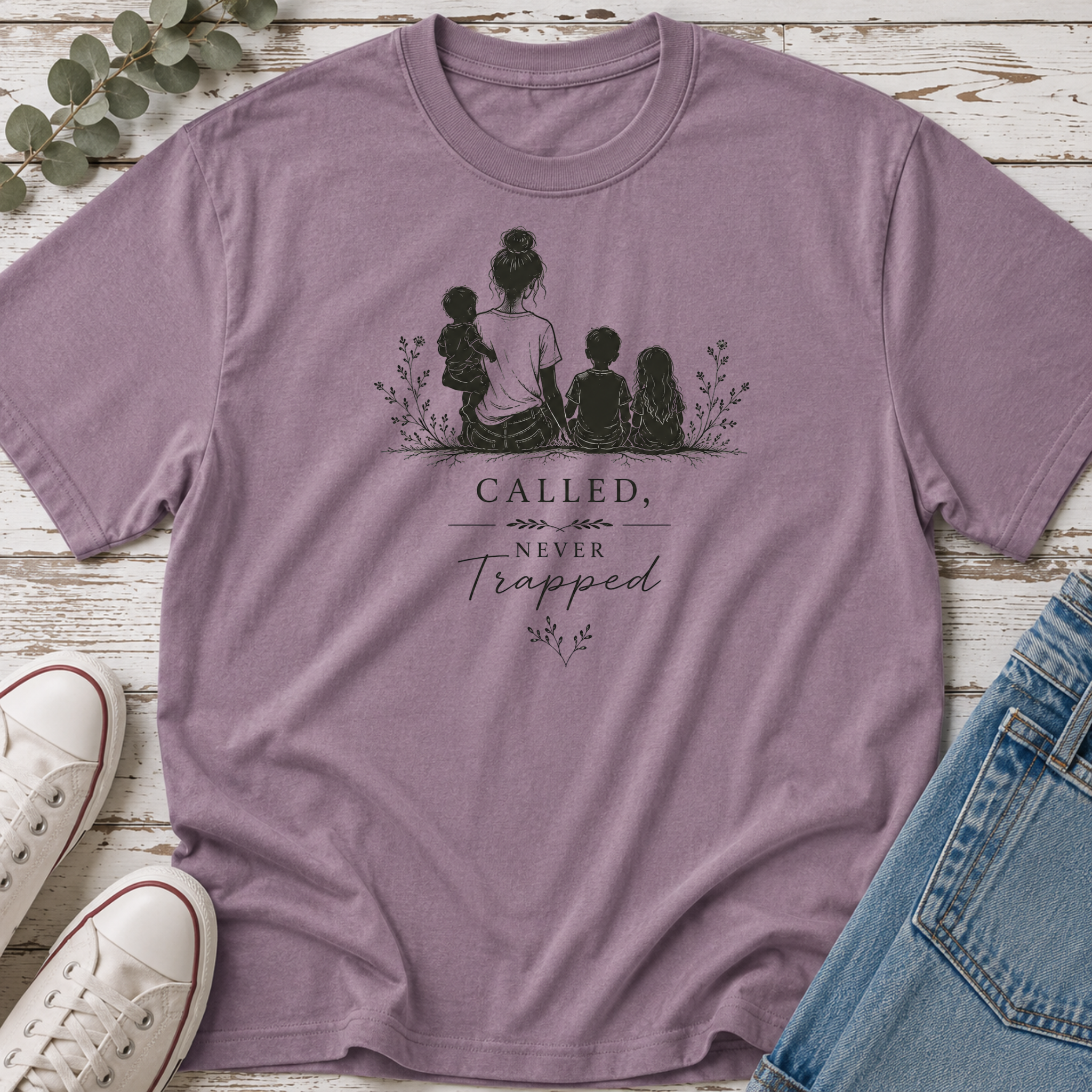 Called, Never Trapped Silhouette Tee