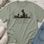 Holy Work, Messy House Silhouette Tee