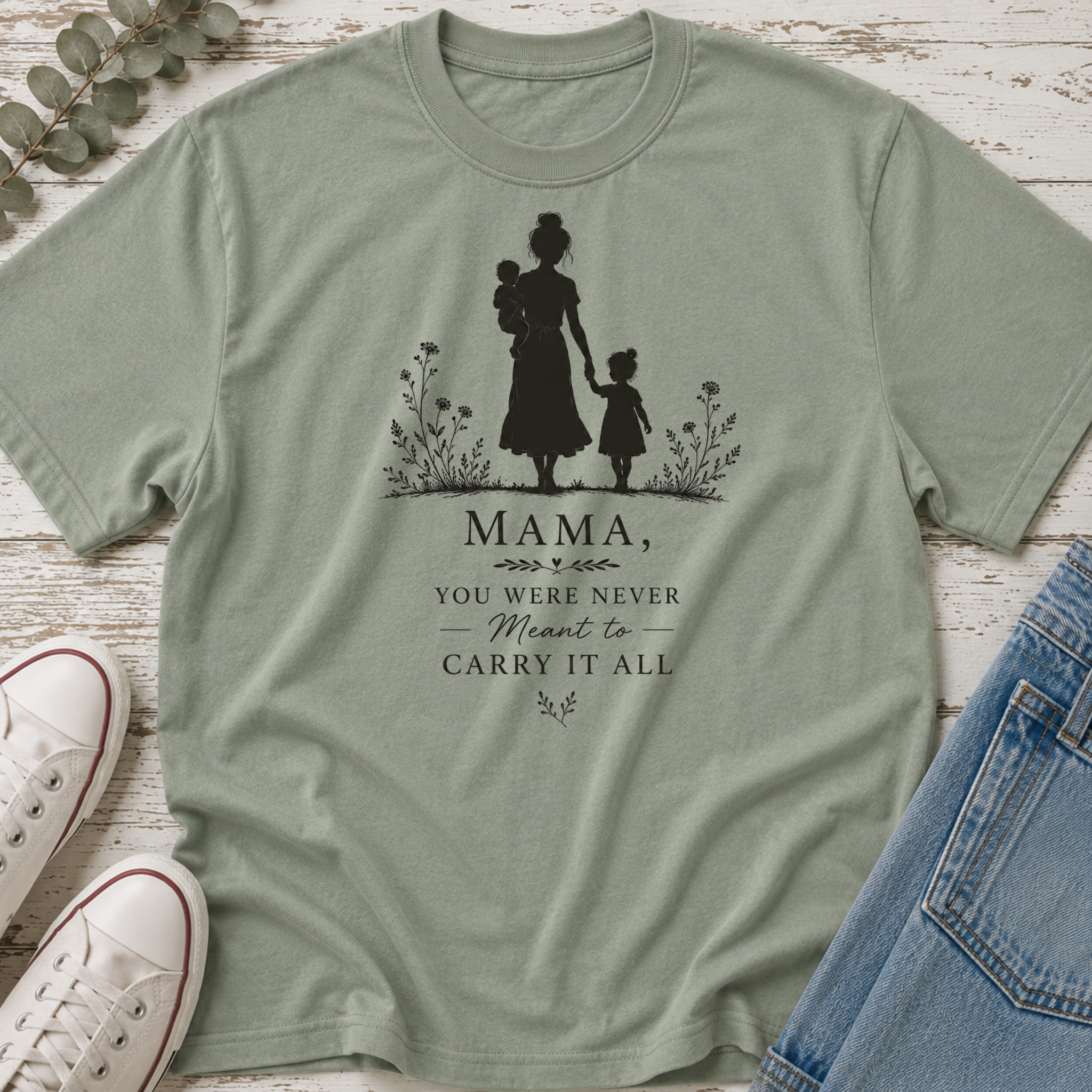 You Were Never Meant to Carry It All SIlhouette Tee