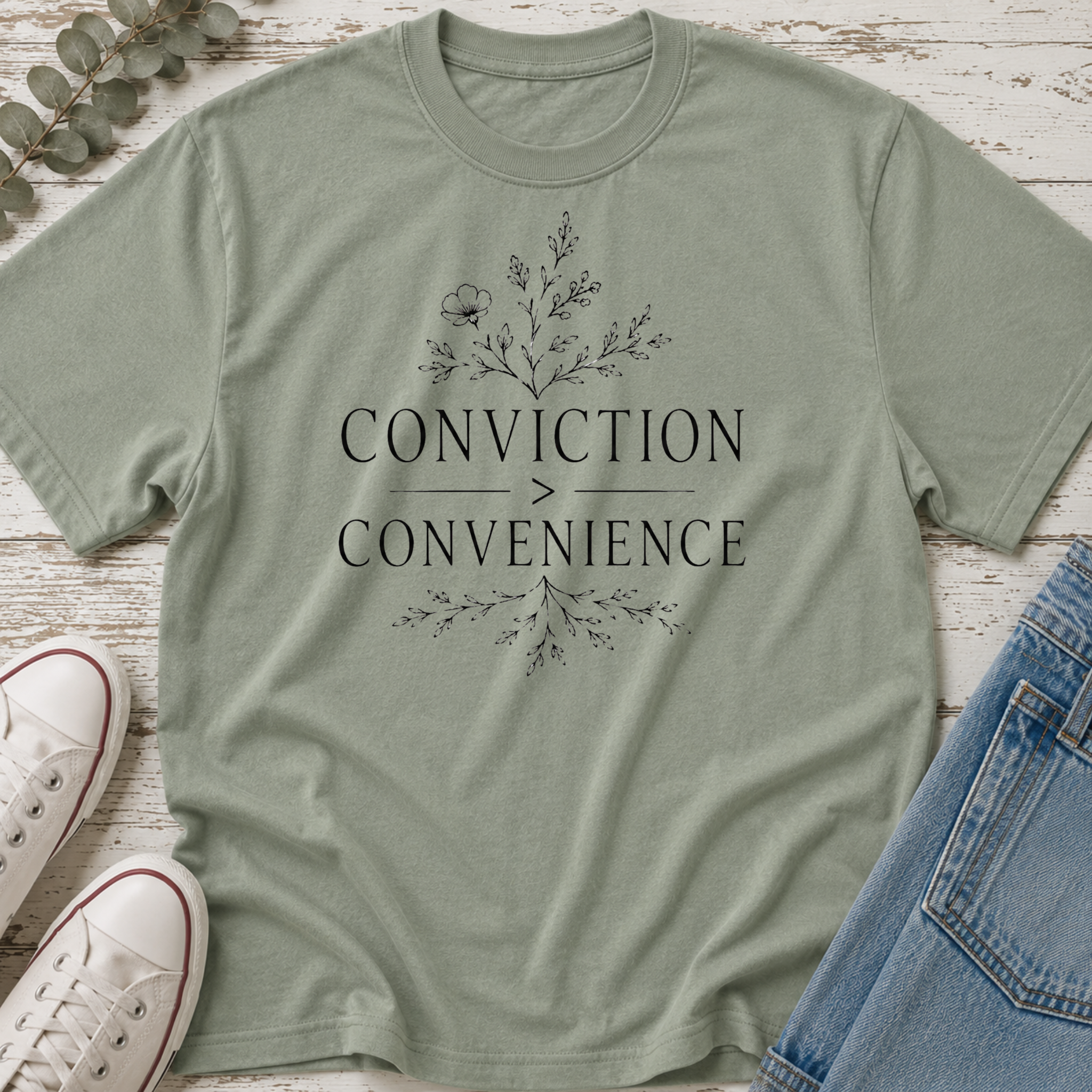 Conviction Over Convenience Tee
