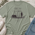 Man vs Bear Trust in God Tee