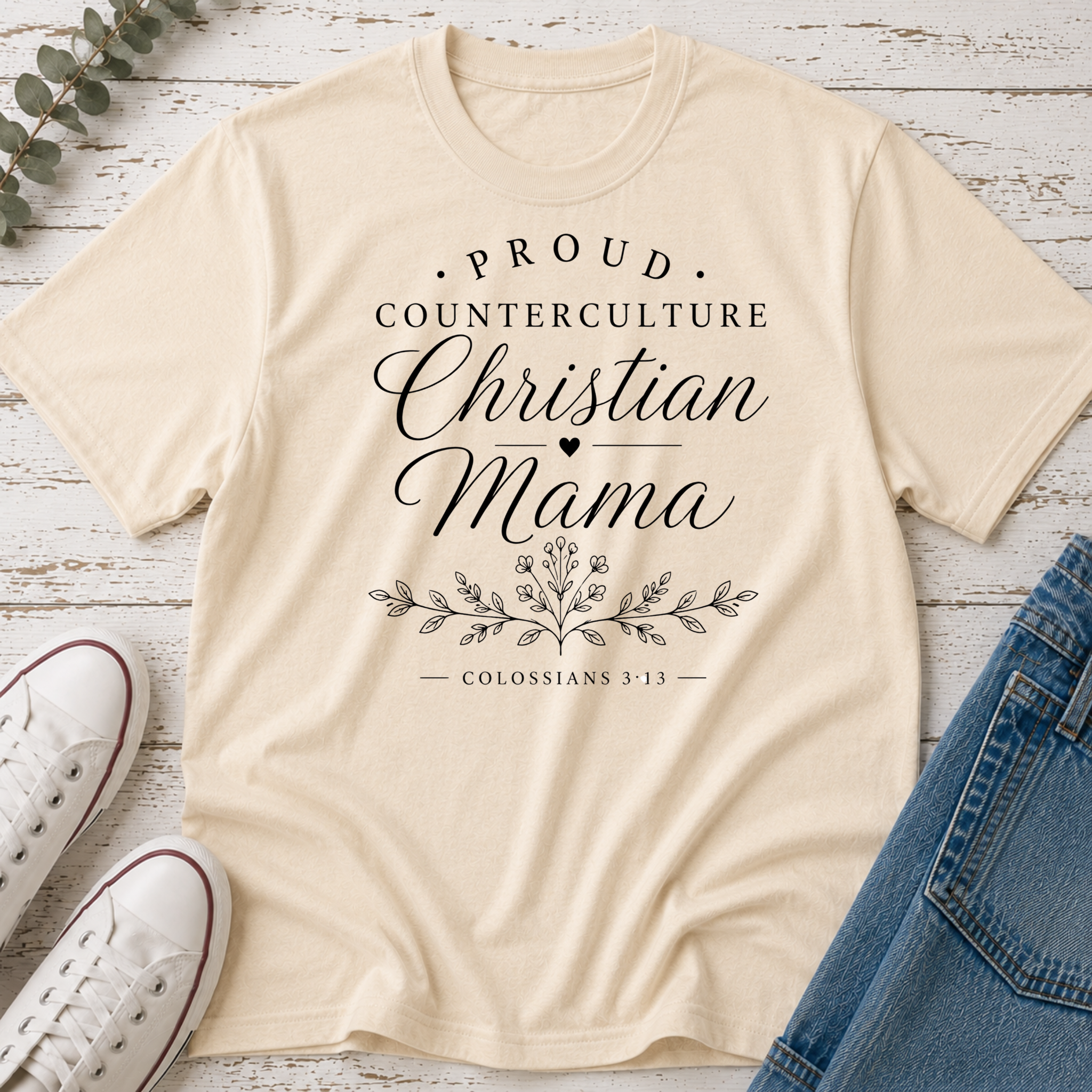 Counterculture Christian Mama Tee