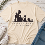 Kingdom Work in a Messy Bun Silhouette Tee