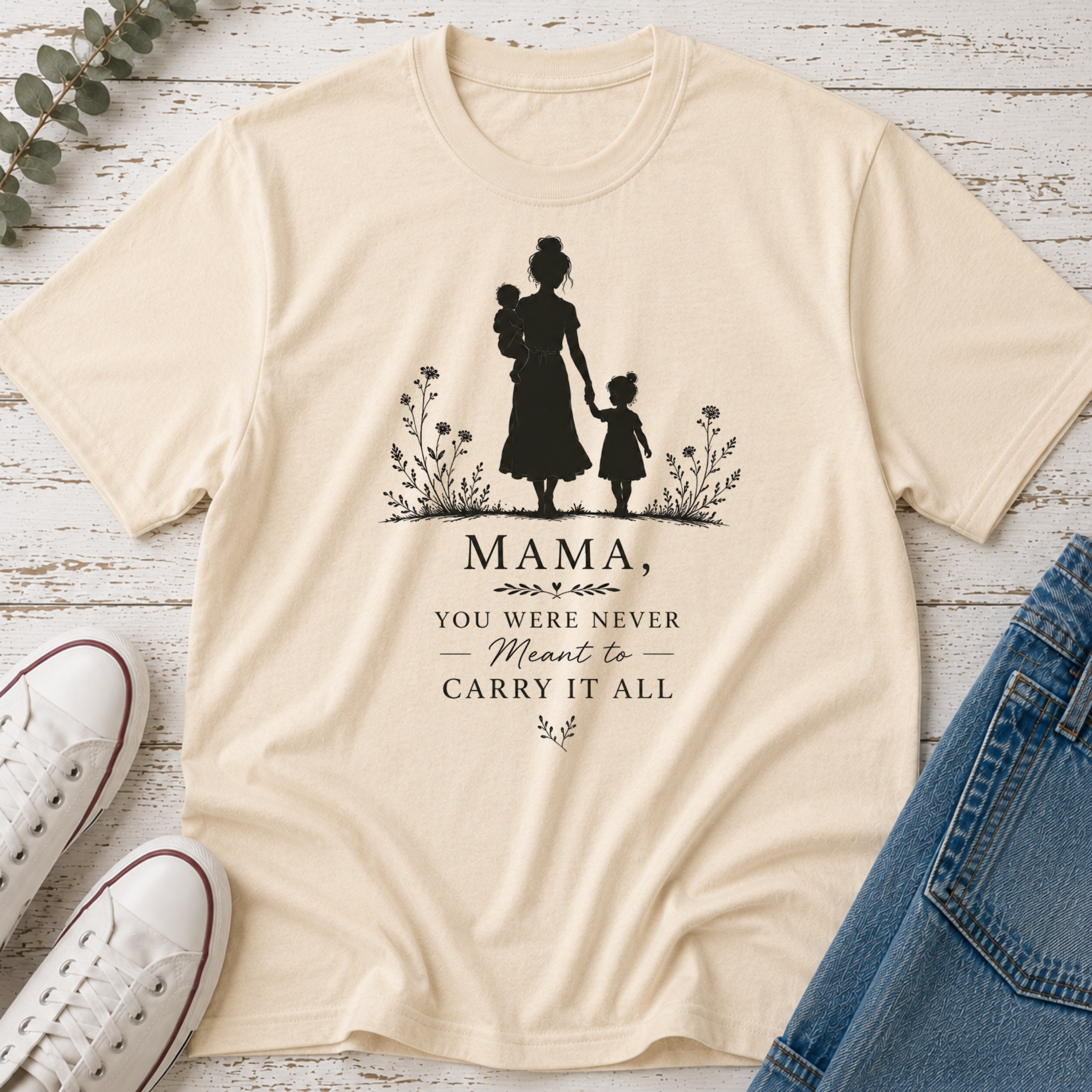 You Were Never Meant to Carry It All SIlhouette Tee