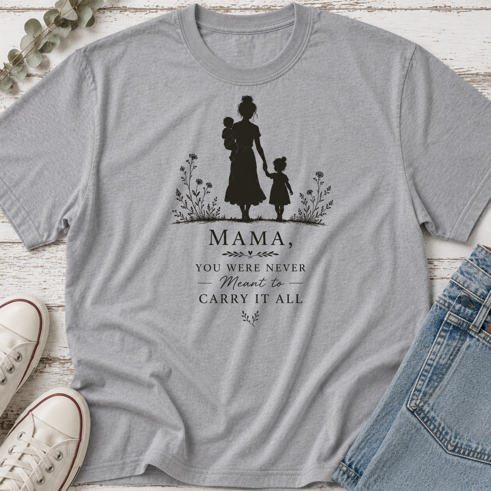 You Were Never Meant to Carry It All SIlhouette Tee