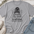 Raising Tiny Rebels for the Kingdom Messy Bun Tee