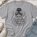 Counterculture Christian Mama Messy Bun Tee
