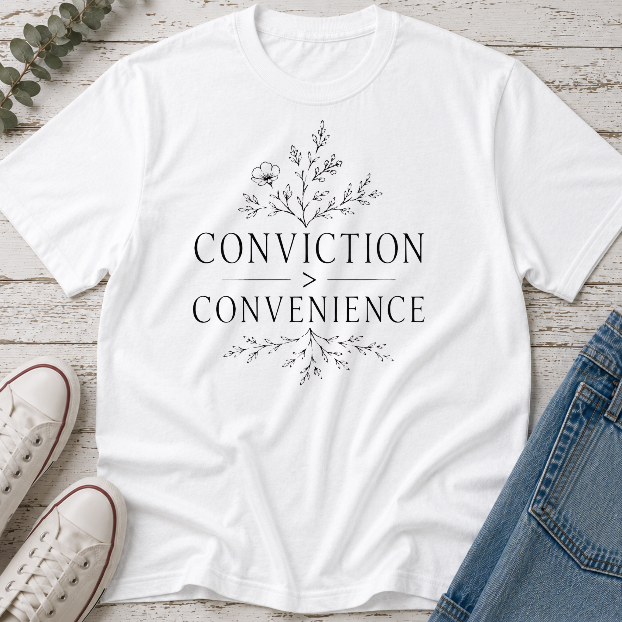 Conviction Over Convenience Tee