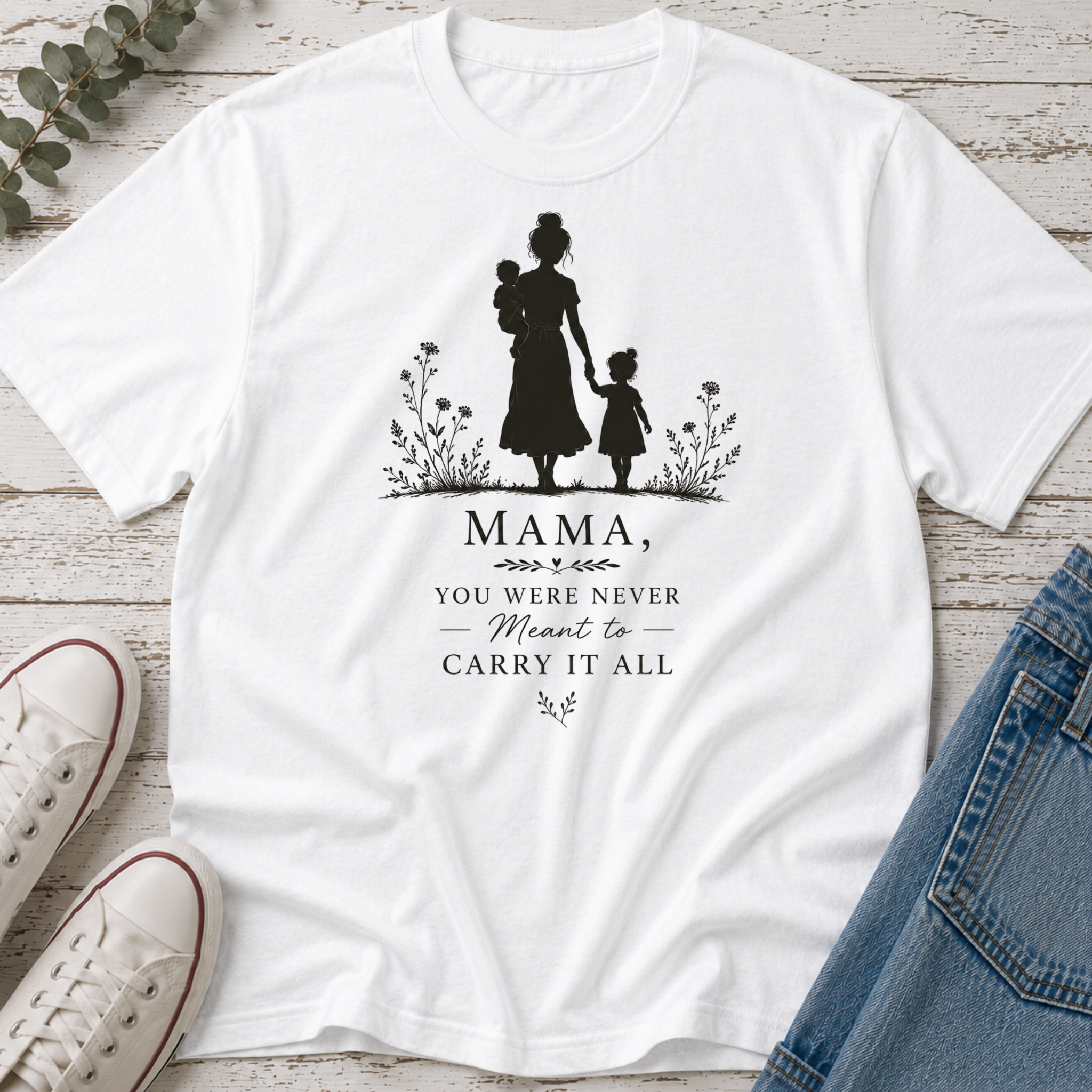 You Were Never Meant to Carry It All SIlhouette Tee